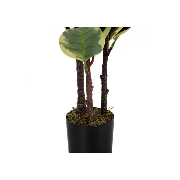 Black Green 47-Inch Oak Tree Indoor Faux Fake Floor Potted Artificial Plant, image 3